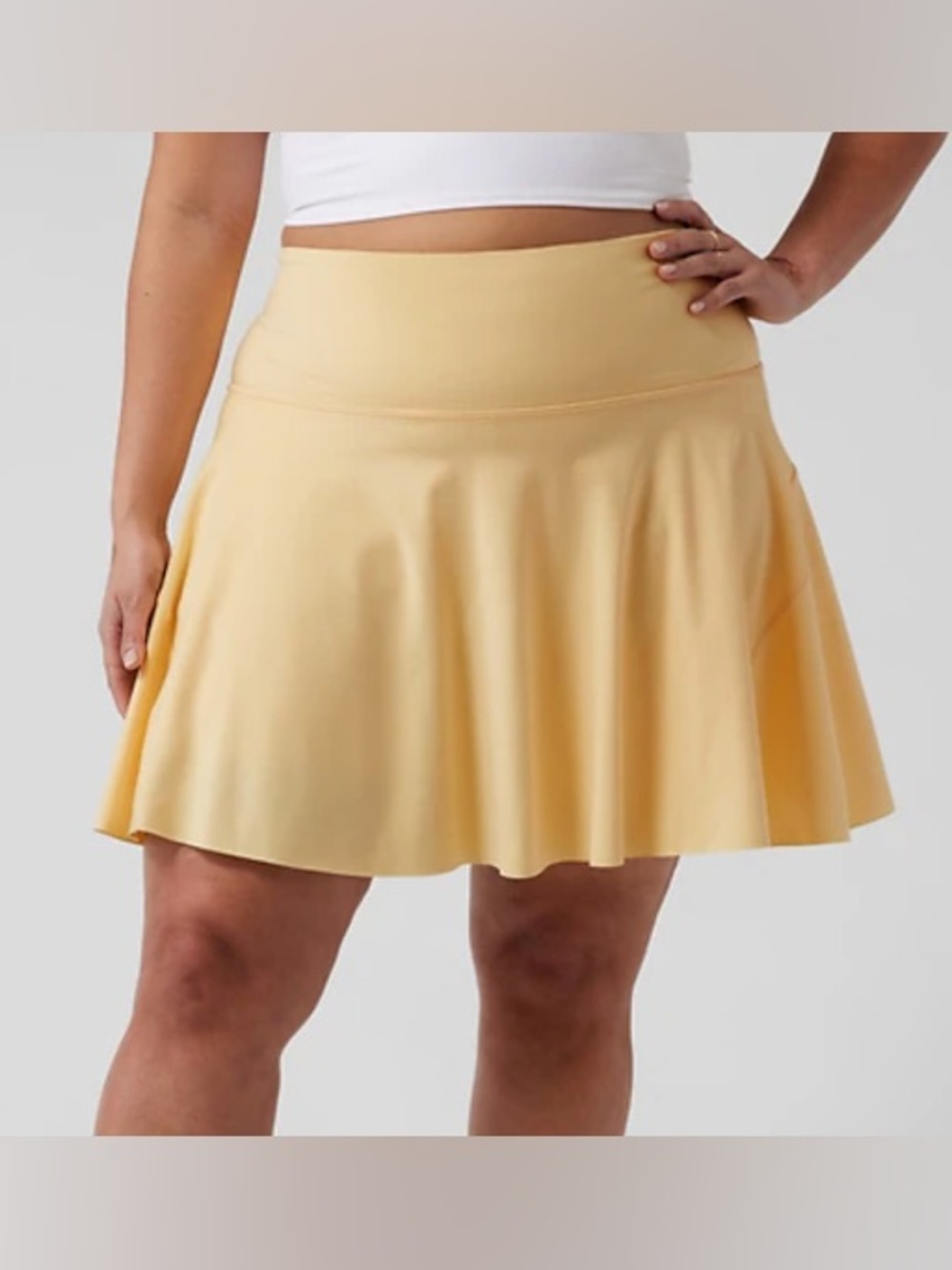 Butter Yellow Athleta Skirt 13.5”